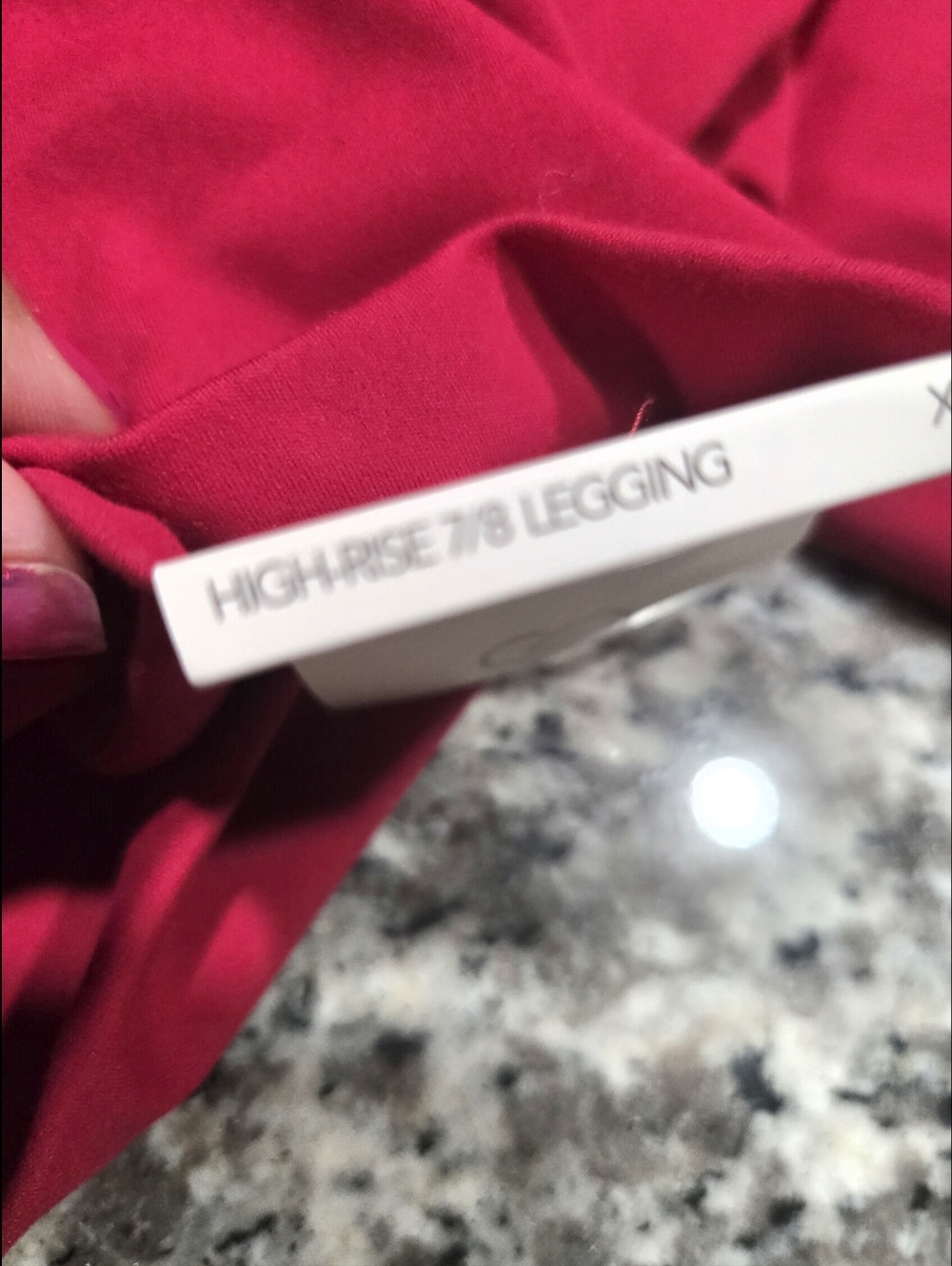Calia High-Rise 7/8 Legging - Opulent RED